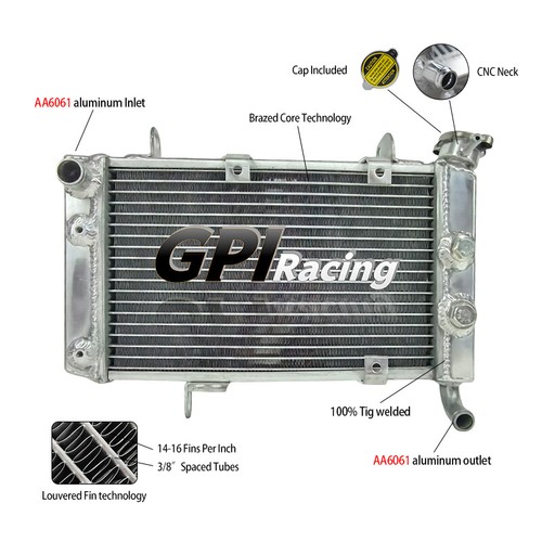 Aluminum kühler radiator for - aluminum,