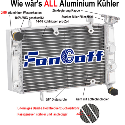 Aluminium kühler für - kühler,